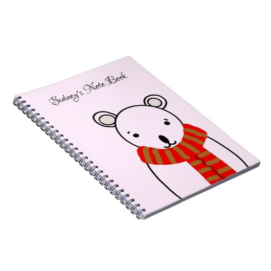 Winterbär Notizblock (Rechte Seite)