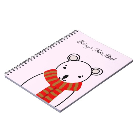 Winterbär Notizblock (Linke Seite)