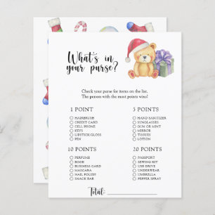 Winterbär - Was in Ihrem Baby-Duschhandschuh-Spiel