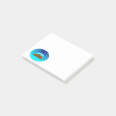 Winterbärenübergabe Post-it Klebezettel (angewinkelt)