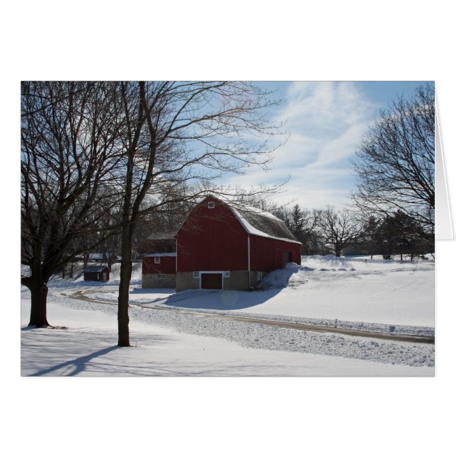 Winterbargeldkarte (Vorderseite (Horizontal))