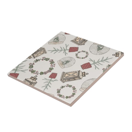 Winterbauernhof Fliese (Seite)