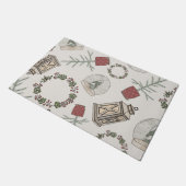 Winterbauernhof Fußmatte (Schrägansicht)