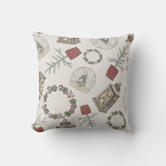 Winterbauernhof Kissen