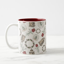 Winterbauernhof Zweifarbige Tasse