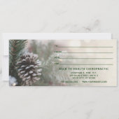 Winterbaum Chiropractic Holiday Geschenkgutschein (Rückseite)