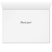 Winterbaum Dankeschön-Karte (Innenansicht Horizontal (Unten))