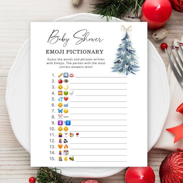 Winterbaum \ Emoji-Picknickspiel (Von Creator hochgeladen)