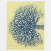 Winterbaum Fleecedecke (Vorderseite)