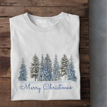 Winterbaum Frohe Weihnachten T-Shirt<br><div class="desc">Winterbaum Frohe Weihnachten T - Shirt</div>