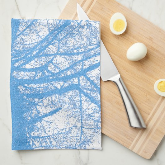 WINTERBAUM GESCHIRRTUCH (Viertel Falte)
