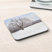 Winterbaum Getränkeuntersetzer (Linke Seite)