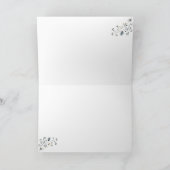 Winterbaum - Grußkarte Feiertagskarte (Innenseite)