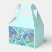 Winterbaum-Günstige Box Geschenkschachtel (Rückseite)