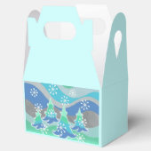 Winterbaum-Günstige Box Geschenkschachtel (Geöffnet)