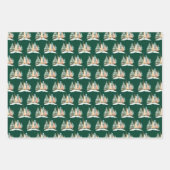Winterbaum-Hintergrund Geschenkpapier Set (Vorderseite 3)