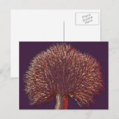 Winterbaum im Herbst Postkarte (Vorne/Hinten)