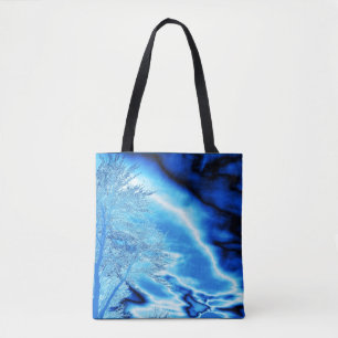 Winterbaum in Cobalt Blue Sky Tasche