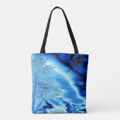 Winterbaum in Cobalt Blue Sky Tasche (Rückseite)