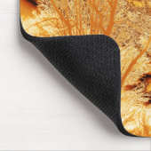 Winterbaum in geschmolzenem Gold-Mauspad Mousepad (Ecke)