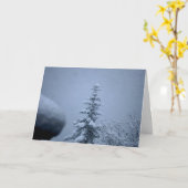 Winterbaum Karte (Gelbe Blume)