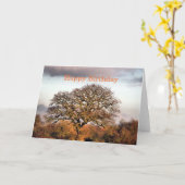 WINTERBAUM KARTE (Gelbe Blume)