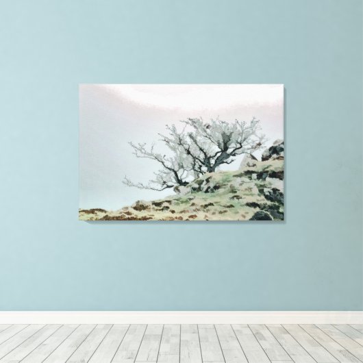 WINTERBAUM LEINWANDDRUCK (Insitu (Holzboden))