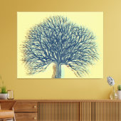 Winterbaum Leinwanddruck (Insitu (Wohnzimmer))