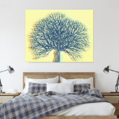 Winterbaum Leinwanddruck (Insitu (Schlafzimmer))