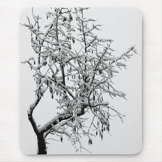Winterbaum-Mauspad Mousepad (Vorne)