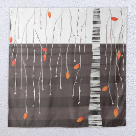 Winterbaum Monochrome Wandteppich