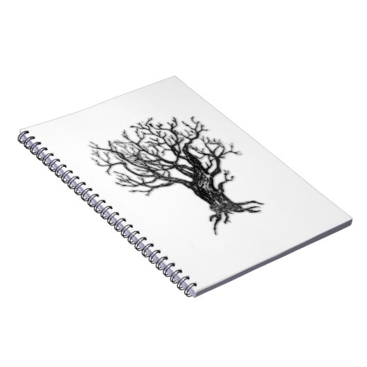 Winterbaum-Notebook Notizblock (Rechte Seite)