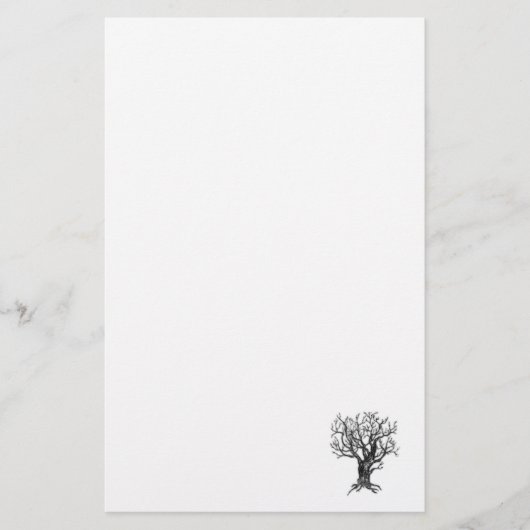 Winterbaum-Papeterie Briefpapier (Vorderseite)