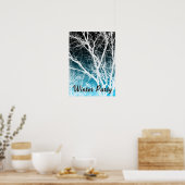 Winterbaum Party: Geisterbaum Poster (Küche)