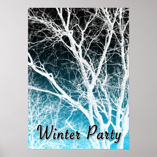 Winterbaum Party: Geisterbaum Poster (Vorne)