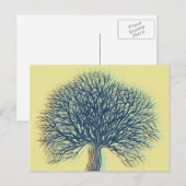 Winterbaum Postkarte (Vorne/Hinten)