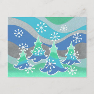 Winterbaum-Postkarte Postkarte