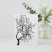 Winterbaum-Postkarte Postkarte (Stehend Vorderseite)