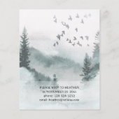 Winterbaum Rustikale Feier (Rückseite)