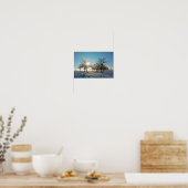 Winterbaum `s durch Sonnenaufgang - - Poster (Küche)