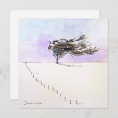 Winterbaum Save The Date (Vorne/Hinten)