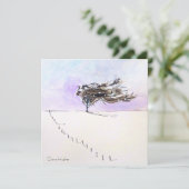 Winterbaum Save The Date (Stehend Vorderseite)