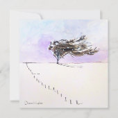 Winterbaum Save The Date (Vorderseite)