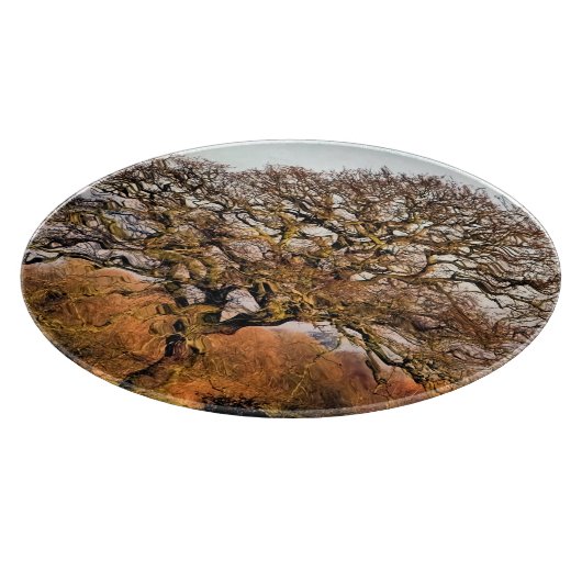 WINTERBAUM SCHNEIDEBRETT (Ecke)