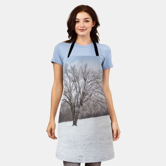 Winterbaum Schürze (Getragen)
