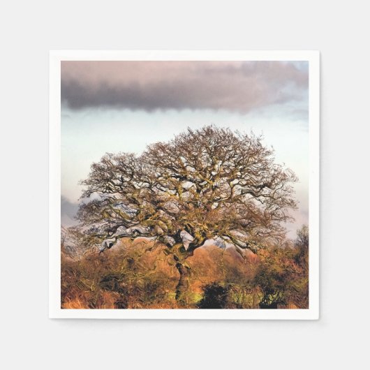 WINTERBAUM SERVIETTE (Vorderseite)