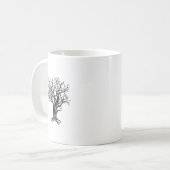 Winterbaum-Tasse Kaffeetasse (Vorderseite Links)