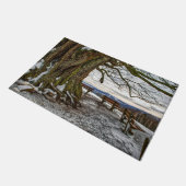 Winterbaum und Bänke Türmatte (Schrägansicht)