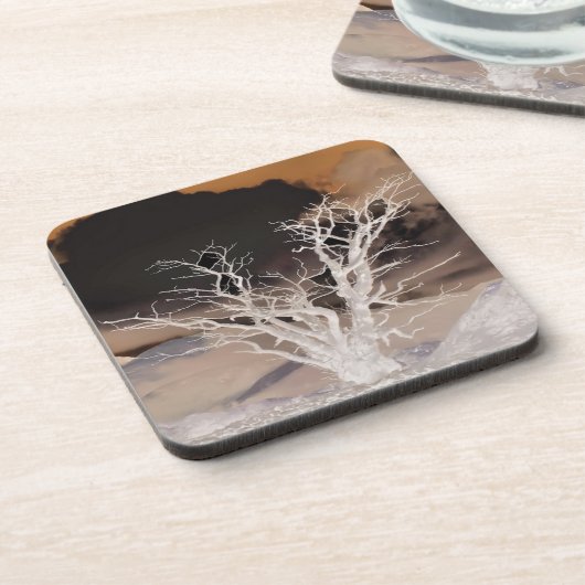 WINTERBAUM UNTERSETZER (Linke Seite)
