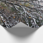 Winterbaum-Wrapping-Papier Geschenkpapier (Ecke)